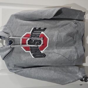 J.‎ America Ohio State Gray and Red Hoodie Size Small